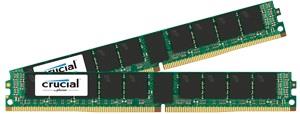 Crucial 16GB (Kit 2x8GB) 2133MHz DDR4 CL15 SR x4 ECC Registered DIMM 1.2V 288pin