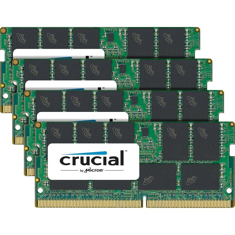 Crucial 4x16Gb, 2400MHz DDR4, CL17, DRx8 ECC SODIMM, 260pin