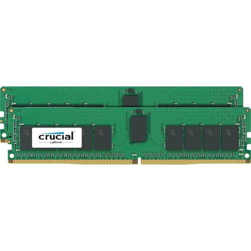 Crucial 2x16GB 2400Mhz DDR4 CL17 DR x8 ECC Registered DIMM 288pin