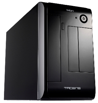PC skÅÃ­Å Tacens ITX IXION, zdroj 300W, ÄernÃ¡
