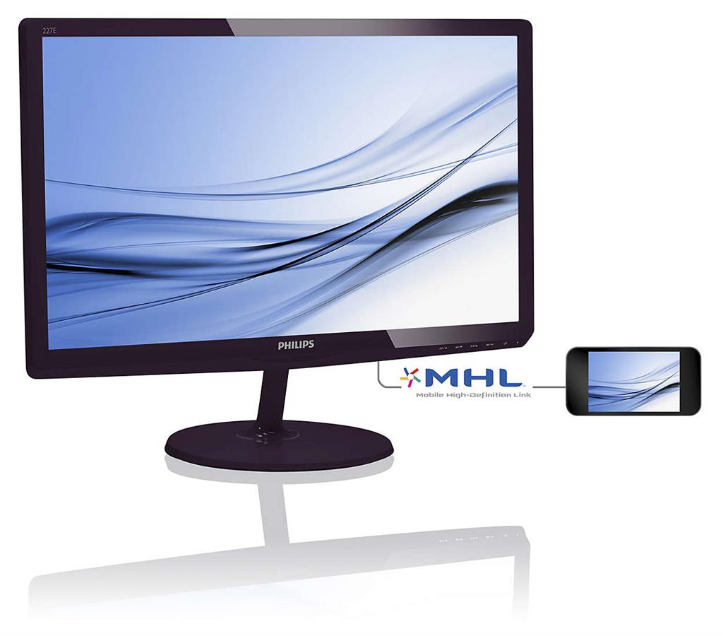 Philips LCD 227E6EDSD/00 21,5'' LED,IPS,D-Sub,DVI,HDMI,1920x1080, 178Â°/178Â°