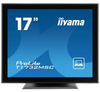 Iiyama LCD T1732MSC-B1X 17'' SXGA dotykovÃ½, 5ms, DVI, USB, repro, 1280x1024, Ä.
