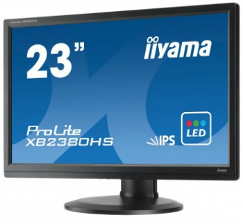 Iiyama LCD-LED Prolite XB2380HS-B1 23'' FHD IPS, 5ms, DVI, HDMI, repro, HAS, Ä.