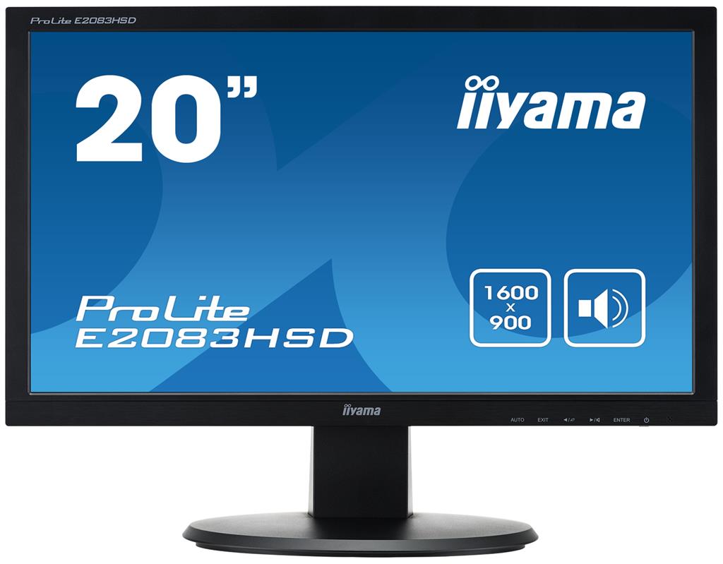 Iiyama LCD-LED 19.5'' E2083HSD, 5ms, DVI, reproduktory,