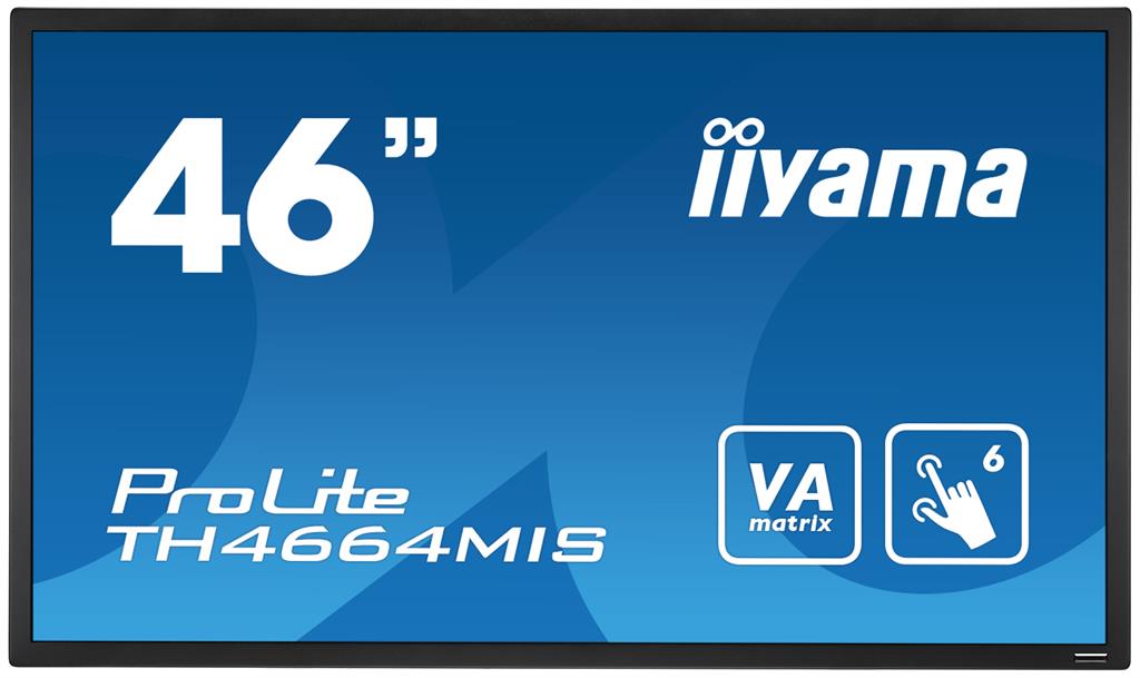 LCD LED 46'' Prolite TH4664MIS multitouch, AMVA3, 6.5ms, HDMI, DVI, DP, speakers