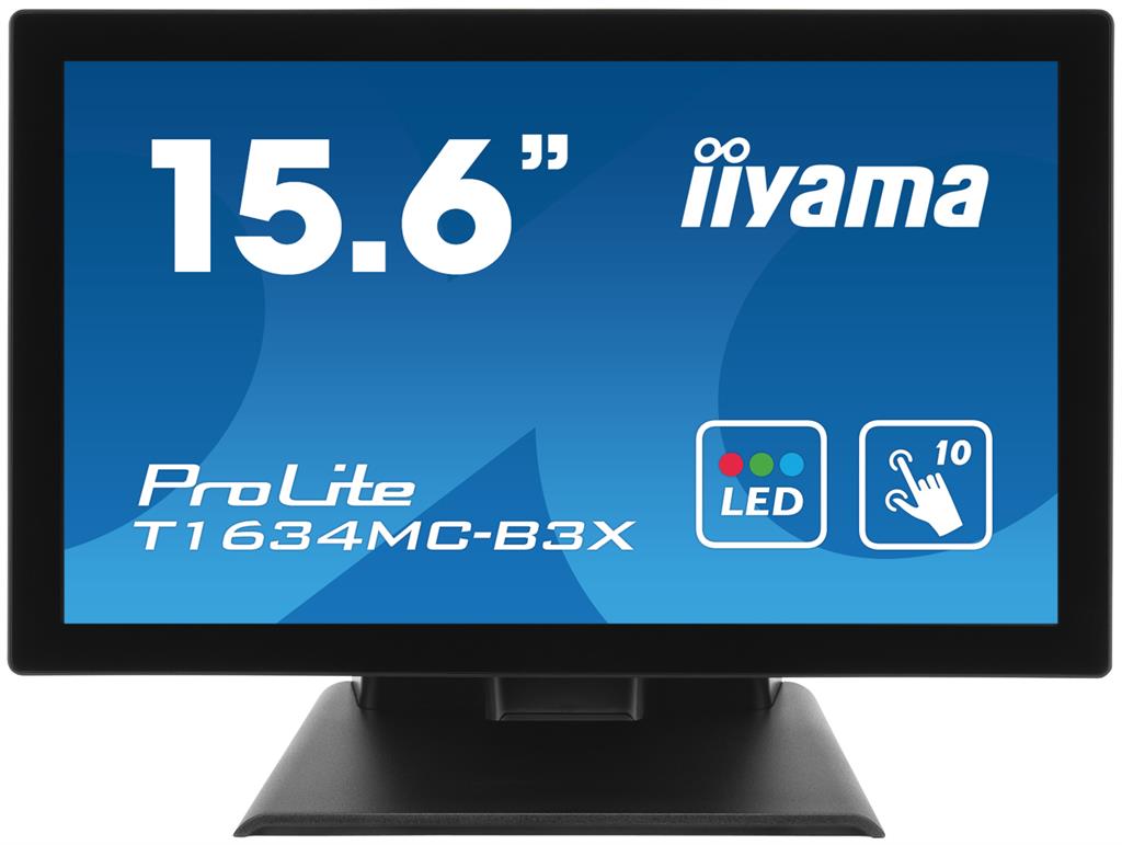 Touchscreen monitor Iiyama T1634MC-B3X 15.6'', 8ms, DVI, USB, black