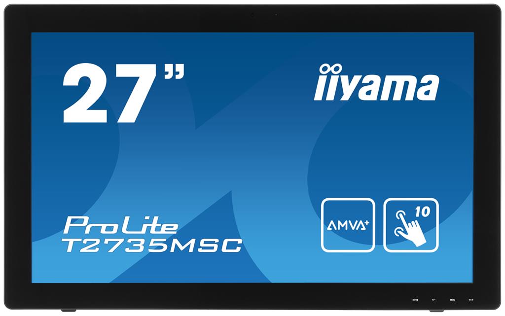 Touchscreen monitor Iiyama T2735MSC-B2 27'', 5ms, VGA, DVI-D, HDMI, black