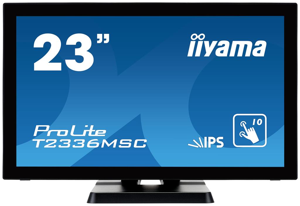 Touchscreen monitor Iiyama T2336MSC-B2 23'', 5ms, VGA, DVI-D, HDMI, USB, black