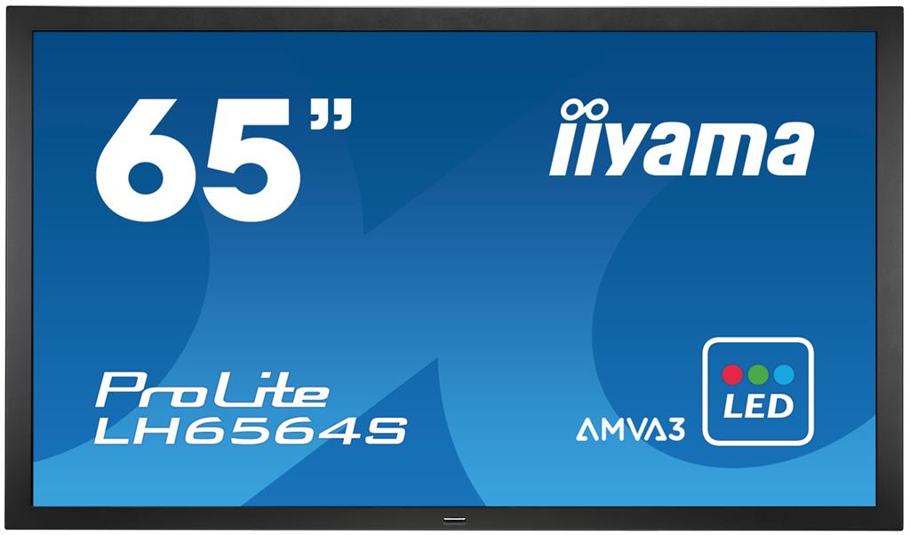 LCD LED 65'' Prolite LH6564S-B1, AMVA3, Full HD, DVI, HDMI, DP, speakers