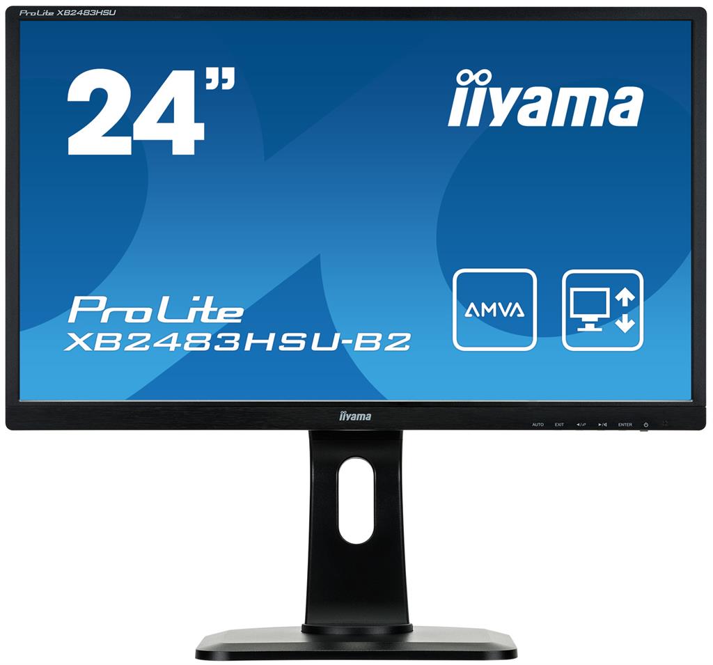 Monitor Iiyama XB2483HSU 24inch, IPS, AMVA+ ,DVI, HDMI, USB, DP, Speakers