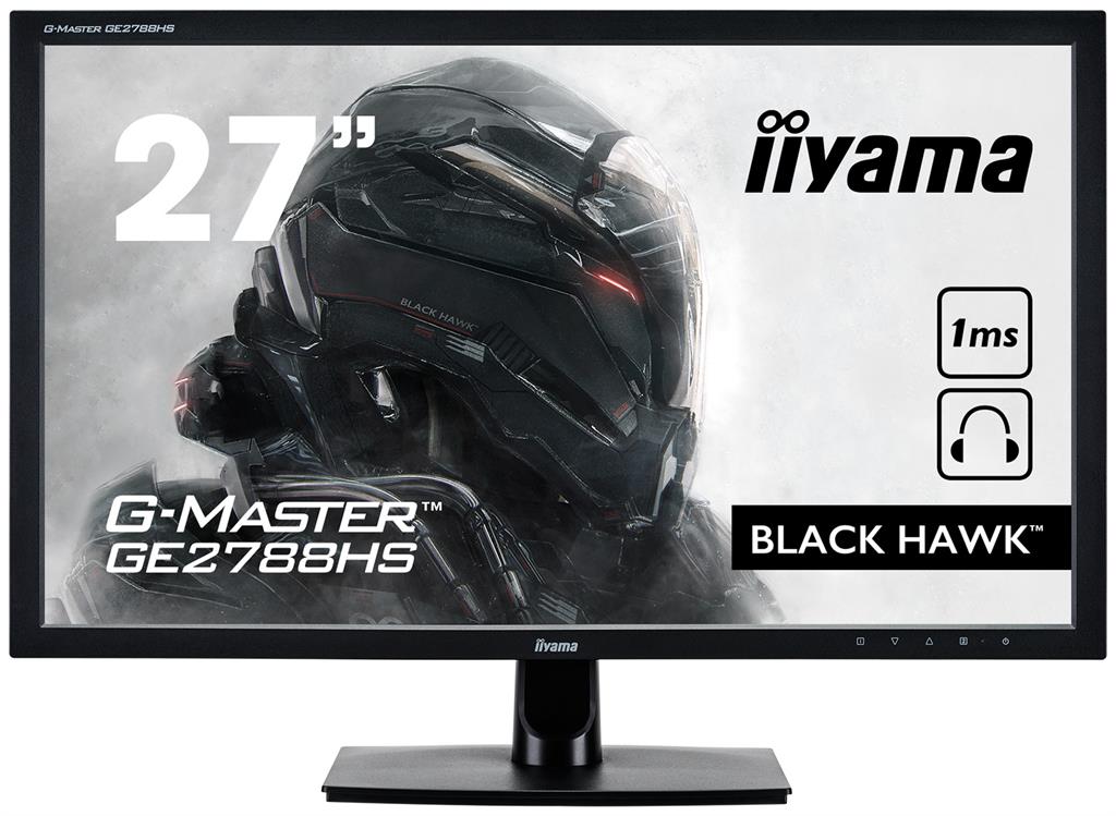 Monitor Iiyama G-Master Black Hawk GE2788HS 27inch TN FHD at 60Hz 1ms