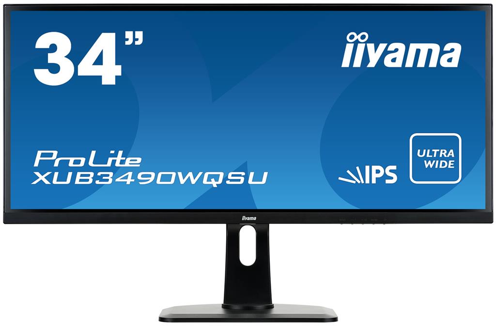 Monitor Iiyama XUB3490WQSU-B1 34inch, AH-IPS, UWQHD, HDMI/DP/USB, speakers