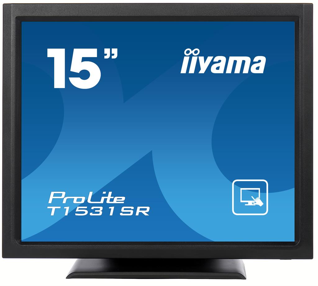 Monitor IIyama T1531SR-B3 15inch, TN touchscreen, 1024x768, D-Sub/DVI, speakers
