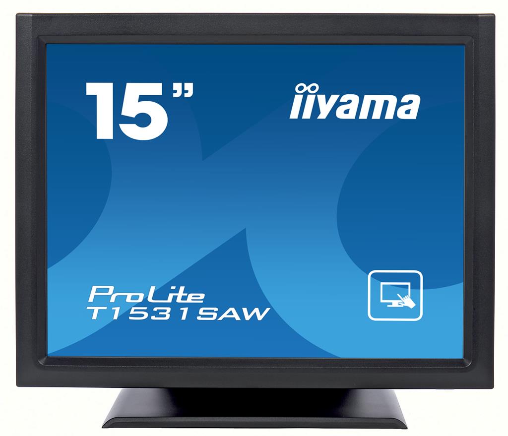 Monitor IIyama T1531SAW-B3 15inch, TN touchscreen, 1024x768, D-Sub/DVI, speakers