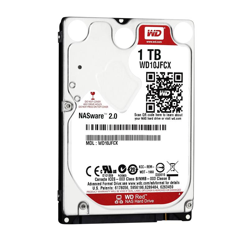 WD Red WD10JFCX 1TB HDD 2.5'', SATA/600, IntelliPower, 16MB, 24x7, NASwareâ¢