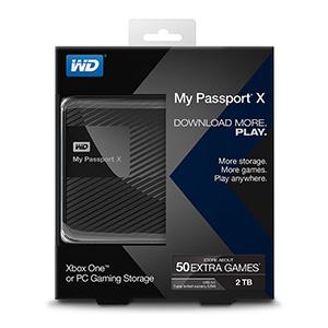 WD My Passport X 2.5'' ext. HDD 2TB, USB 3.0, ÄernÃ½