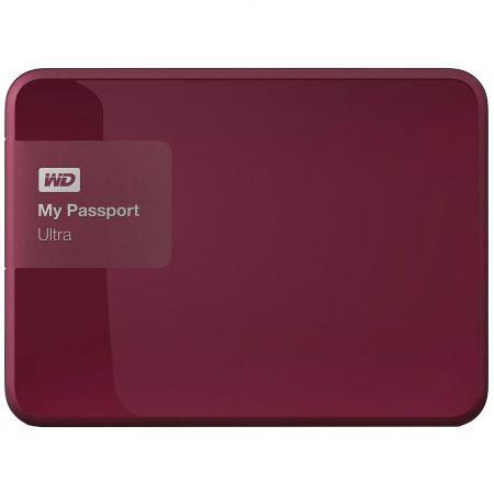 WD My Passport Ultra 2.5'' externÃ­ HDD 4TB, USB 3.0, ÄervenÃ½