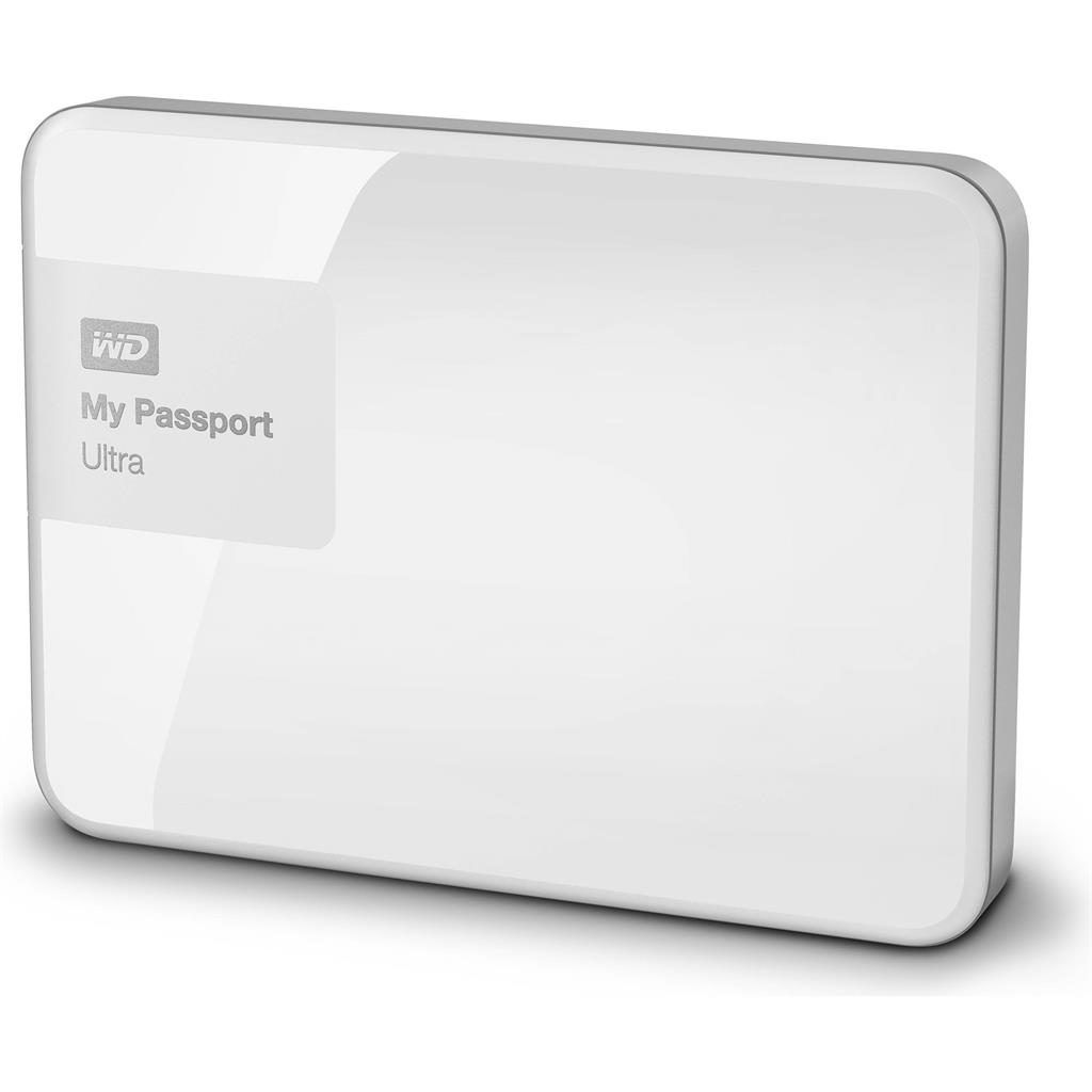 WD My Passport Ultra 2.5'' externÃ­ HDD 4TB, USB 3.0, bÃ­lÃ½