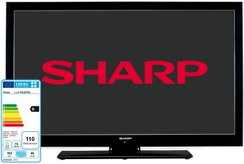 TV LED Sharp LC40LE510 | 40'' - Doprava zdarma. Cenová akce platná do 2.6.2012