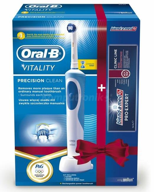 Toothbrush Oral-B Braun D12.013 + Toothpaste