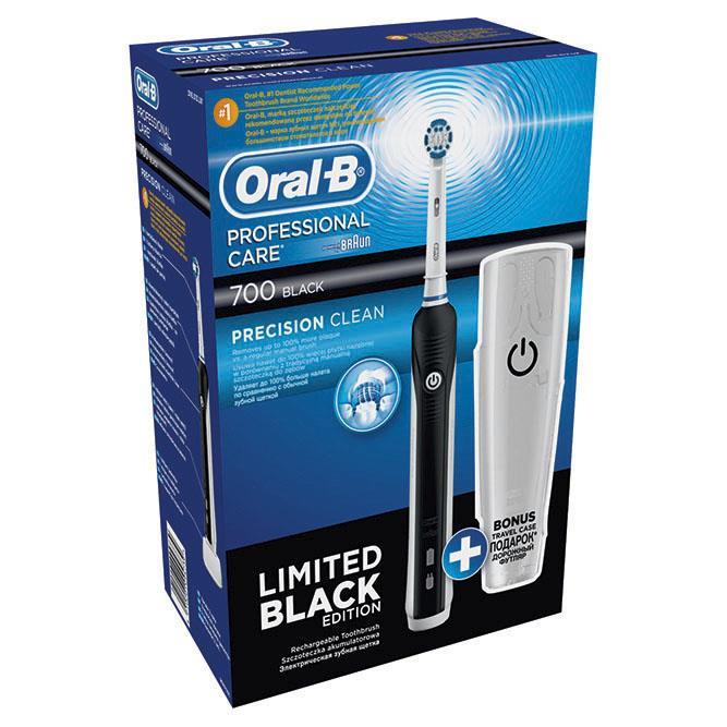 Toothbrush Oral-B Braun Professional Care 700 Black + box