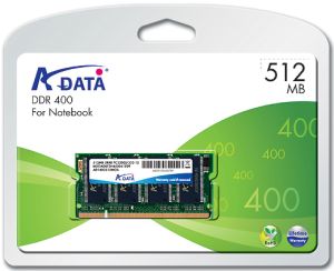 ADATA 512MB 400MHz DDR SODIMM (pro NTB)