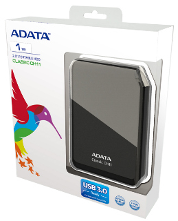 ADATA CH11 1TB 2.5'' externí HDD, USB 3.0, 5400RPM, ?erný