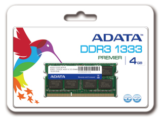 ADATA 4GB 1333MHz DDR3 CL9 SODIMM 1.5V - Retail