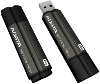 ADATA Superior series S102 PRO 32GB USB 3.0 flashdisk, Å¡edÃ½, hlinÃ­k, 50/100MB/s