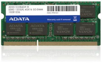 ADATA 8GB 1333MHz DDR3 CL9 SODIMM 1.5V - Retail