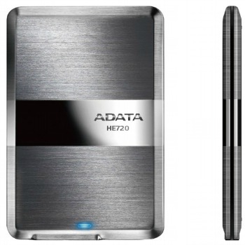 ADATA HE720 DashDriveâ¢ Elite 500GB ext. slim HDD, USB 3.0, nerez, OneTouchBackup