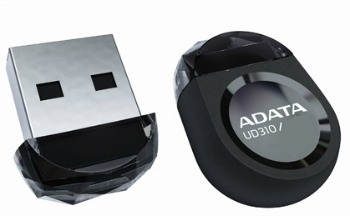 ADATA DashDrive Series UD310 8GB USB 2.0 flashdisk, design drahokamu, ÄernÃ½