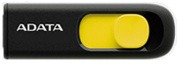 ADATA DashDriveâ¢ Series UV128 16GB USB 3.0 flashdisk, vÃ½suvnÃ½, ÄernÃ½+Å¾lutÃ¡