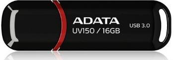 ADATA DashDriveâ¢ Series UV150 16GB USB 3.0 flashdisk, slim, ÄernÃ½
