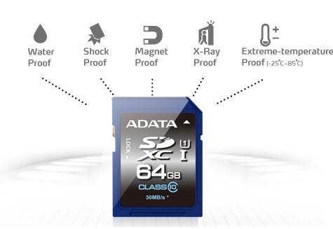 ADATA Premier Pro SDXC karta 64GB UHS-I Class 10