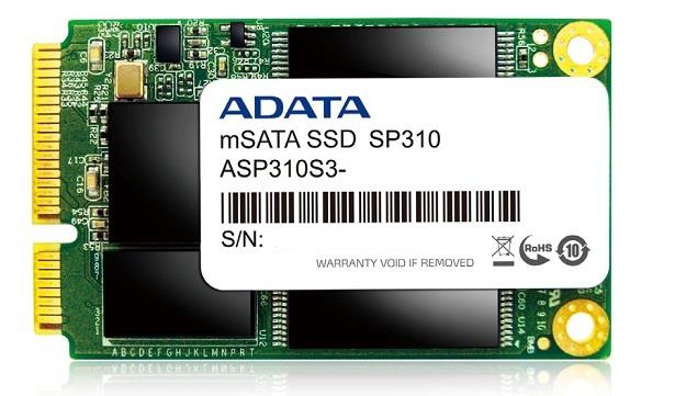 ADATA SSD Premier Pro SP310 32GB mSATA SATA3 MLC (285MB/s; 50MB/s), box