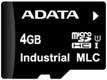ADATA micro SD karta Industrial, MLC, 4GB, 0 aÅ¾ 70Â°C (33MB/s / 10MB/s),bulk