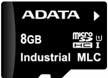 ADATA micro SD karta Industrial, MLC, 8GB, -45 aÅ¾ 85Â°C (33MB/s / 10MB/s),bulk