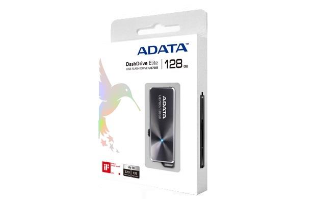 ADATA DashDriveâ¢ Elite Series UE700 128GB USB 3.0 hlÃ­nÃ­kovÃ½ flashdisk, vÃ½suv.kon