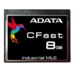 ADATA CFast karta Industrial, MLC, 8GB ,0 aÅ¾ 70Â°C (435MB/s / 120MB/s),bulk