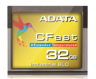 ADATA CFast karta Industrial, SLC, 32GB ,-40 aÅ¾ 85Â°C (165MB/s / 170MB/s),bulk