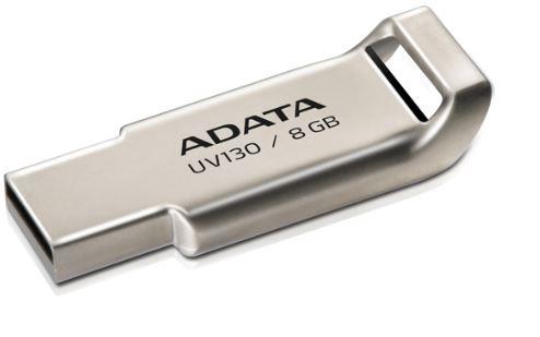 ADATA DashDriveâ¢ Series UV130 8GB USB 2.0 flashdisk, zlatÃ½