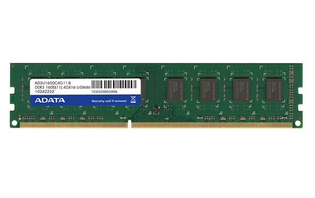 ADATA 2x4GB 1600MHz DDR3 CL11 DIMM 1.5 V
