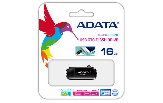 ADATA memory USB UD320 16GB USB 2.0, USB + micro USB, RETAIL