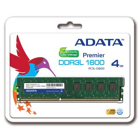 ADATA Premier 4GB 1600Mhz DDR3L CL11 U-DIMM 1.35V