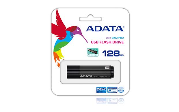 ADATA Superior series S102 PRO 128GB USB 3.0 flashdisk, Å¡edÃ½, hlinÃ­k