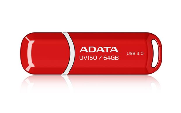 ADATA DashDrive Series UV150 64 GB USB 3.0 90/20MBs, ÄervenÃ¡