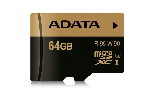 ADATA SDXC karta 64GB UHS-I U3 (95/90MB/s)