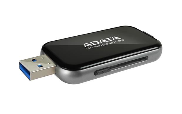 ADATA i-Memory flash disk UE710 128GB pro iPhone,iPad,iPod (iOS), USB 3.0, ÄernÃ¡