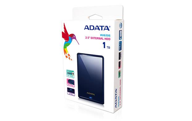 ADATA HV620S 1TB externÃ­ HDD 2.5'', USB 3.0, modrÃ½